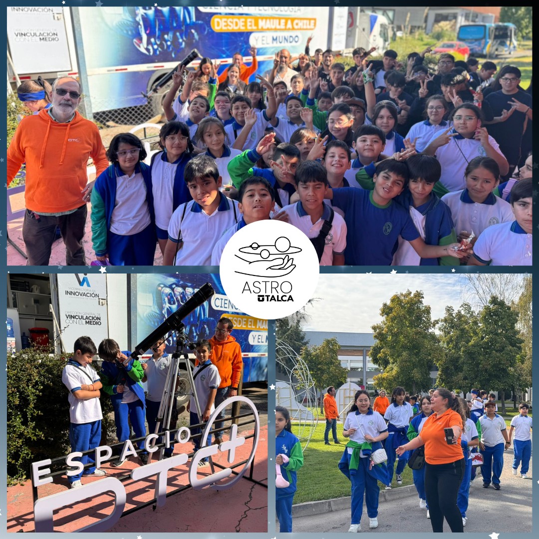Celebramos el Día de la Astronomía con niños y jóvenes de Curicó junto al Espacio DTC+