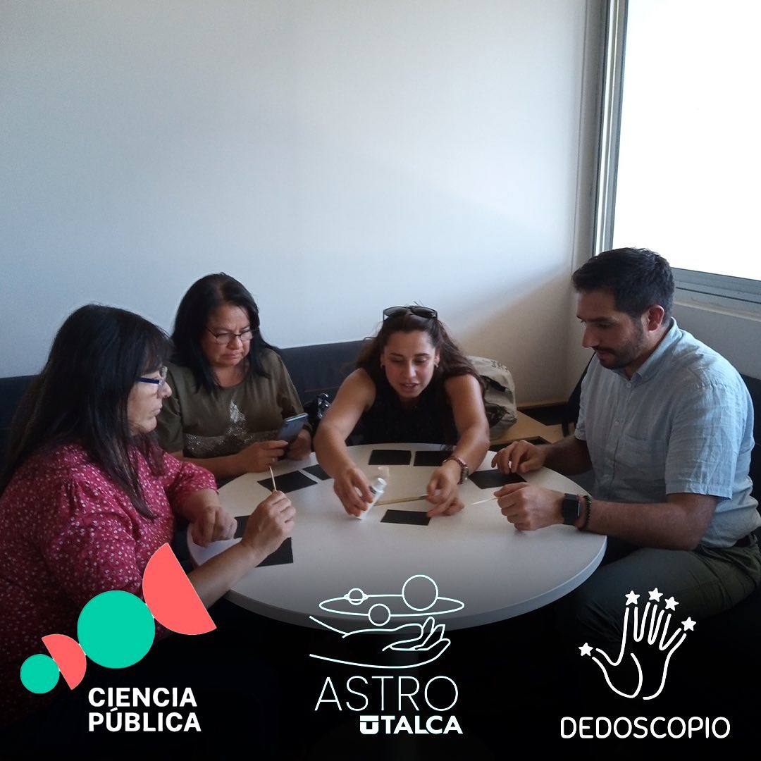 Día de la Astronomía: profesores del Maule se capacitan en inclusión con Dedoscopio y AstroUTalca