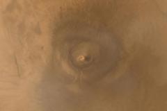 Arsia Mons Spiral Cloud